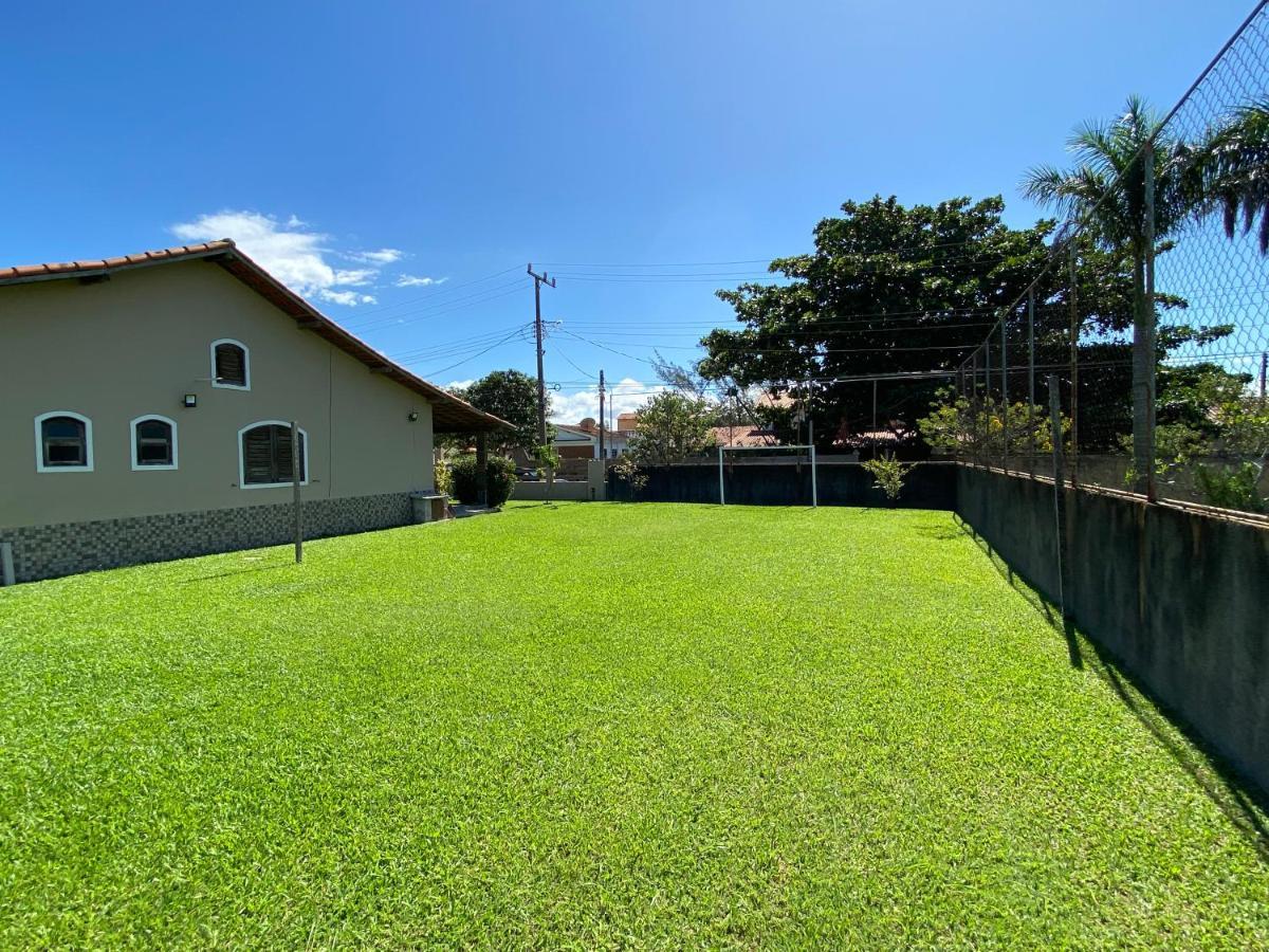 Casa Bem Espacosa Com Piscina, Campo De Futebol E Area Gourmet A Um Quarteirao Da Lagoa De Praia Seca 아라루아마 외부 사진